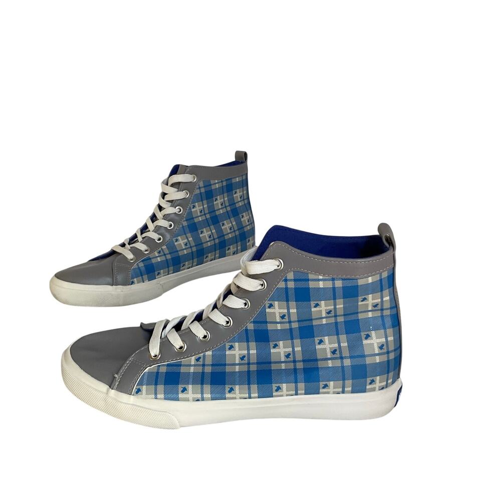 Harry Potter Ravenclaw Plaid Hi-Top Sneakers Men’s Size 8 Ground Up Shoes